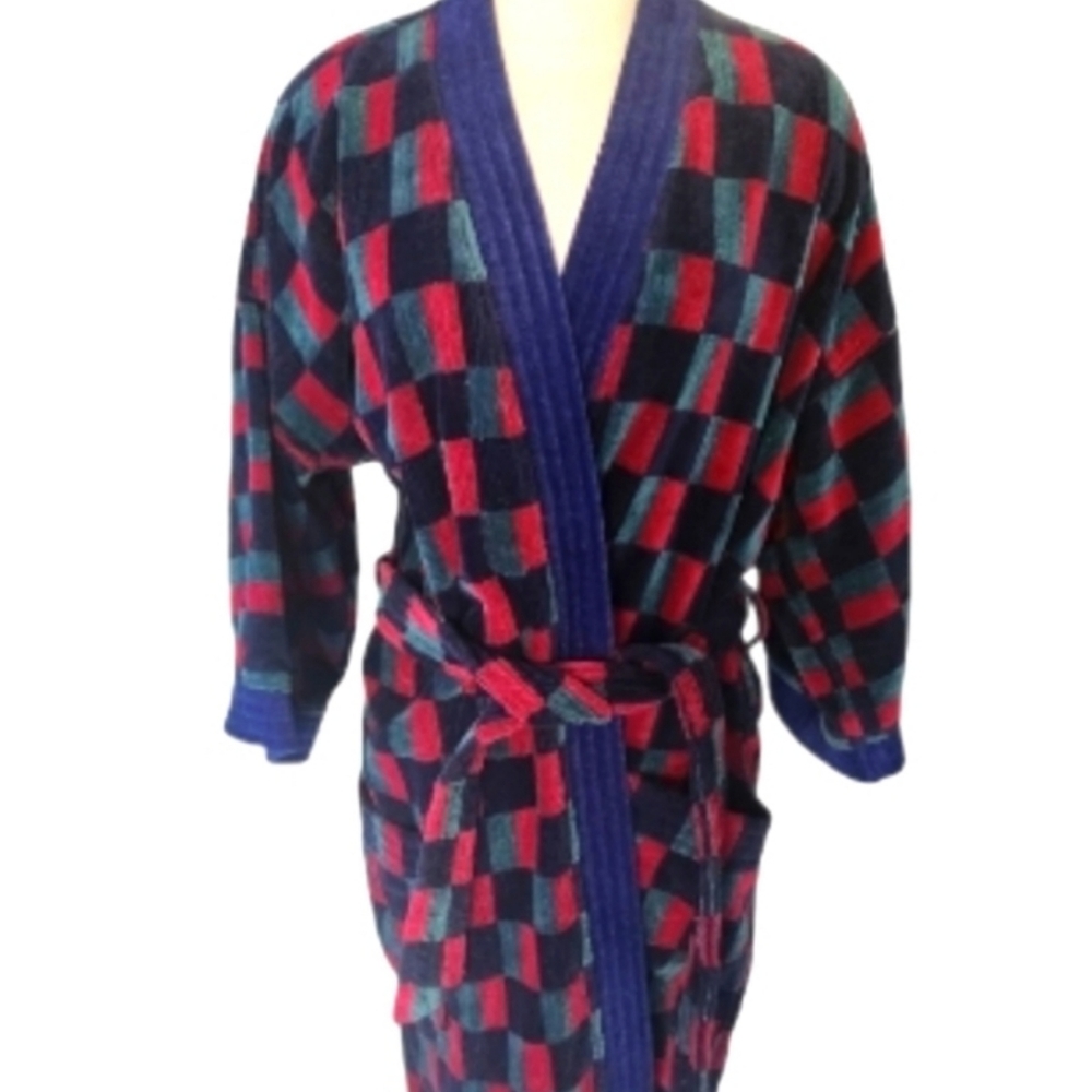 NWT Pierre Cardin Men's Vintage Robe Cotton